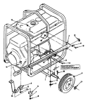 Part Location Diagram of 77313 Generac AXEL ASSEMBLY